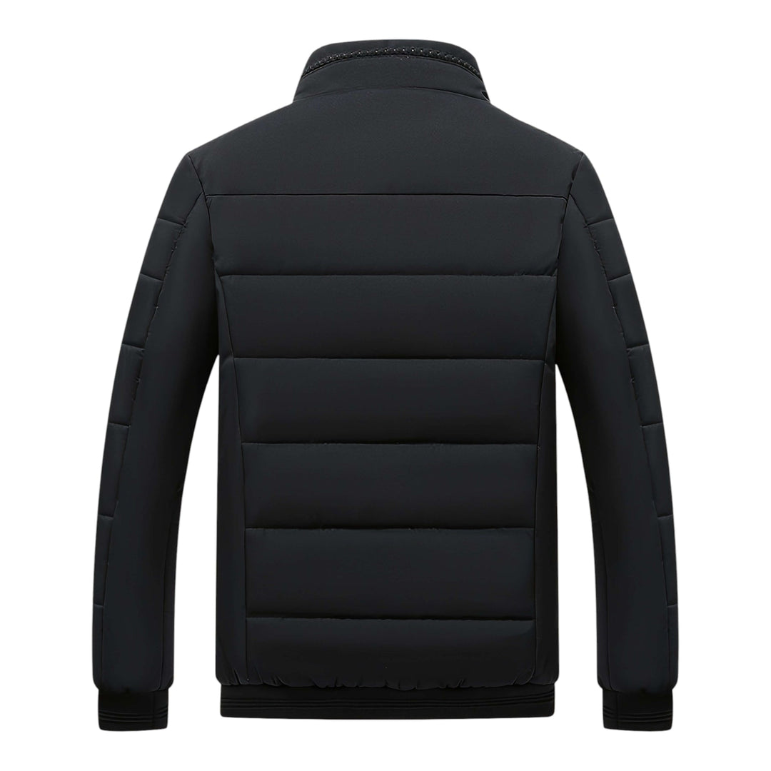 Men's Quilted Padded Stand-Collar Jacket
