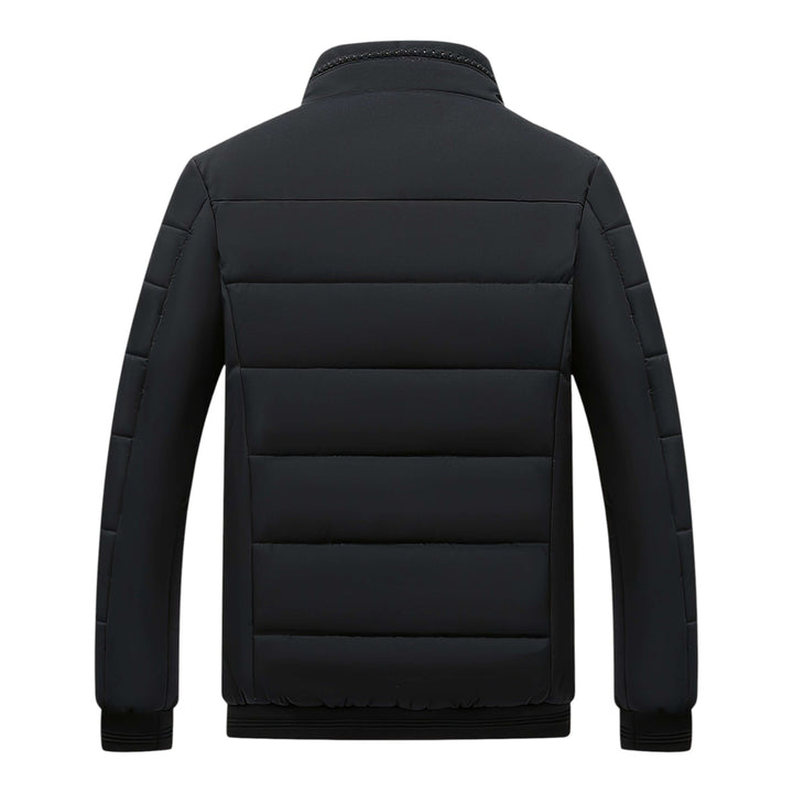 Men's Quilted Padded Stand-Collar Jacket