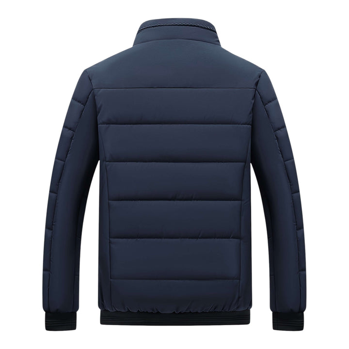 Men's Quilted Padded Stand-Collar Jacket