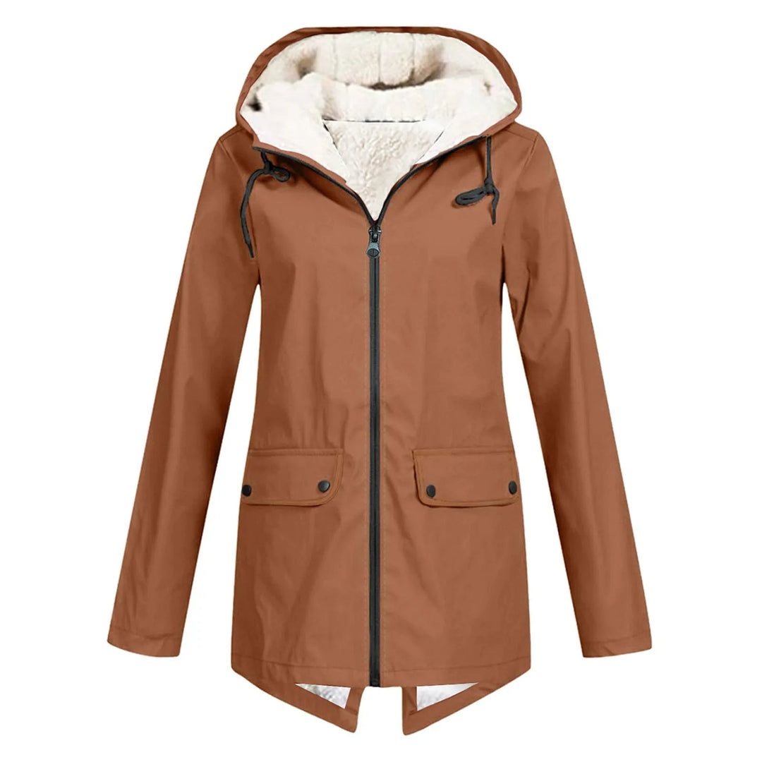 Women's Hooded Jacket with Sherpa-Lined Hood
