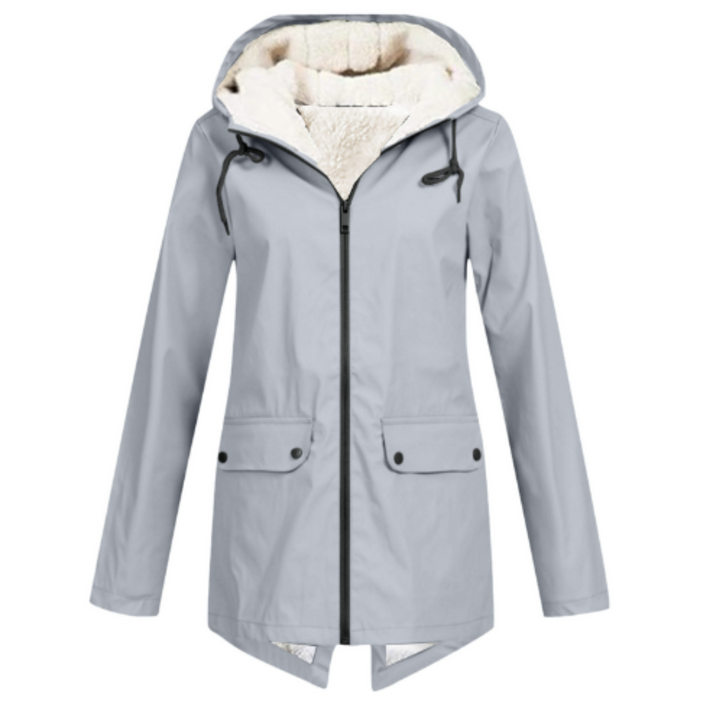 Women's Hooded Jacket with Sherpa-Lined Hood