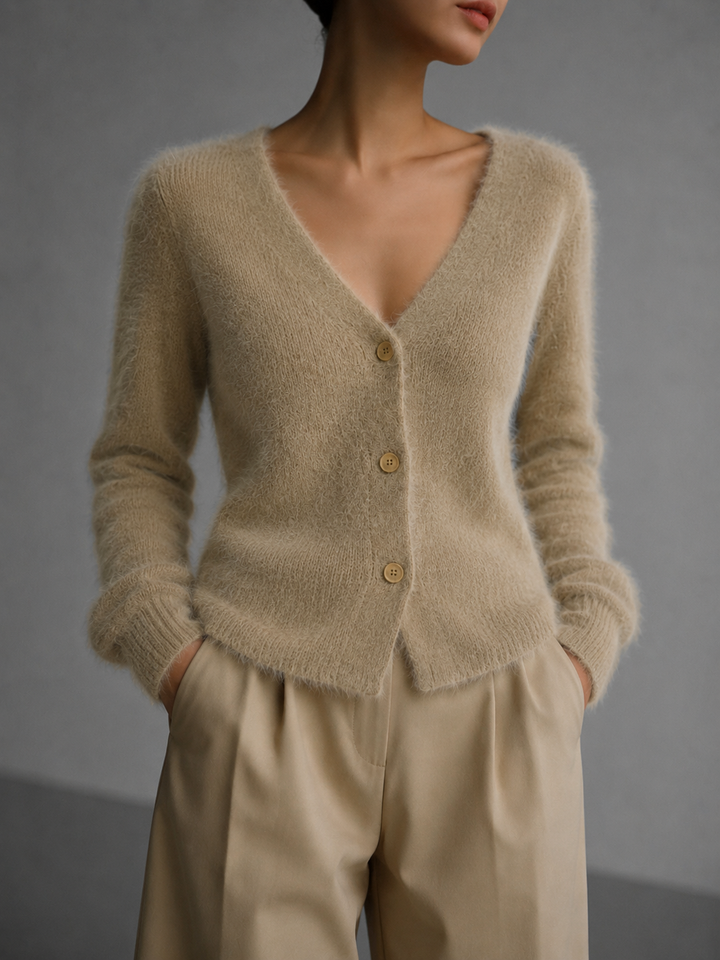 Women's Oversized Fluffy Cardigan