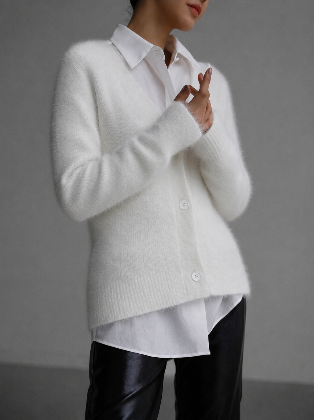 Women's Oversized Fluffy Cardigan