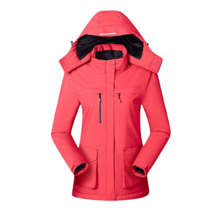 Winter USB Heated Jacket with Fleece Lining