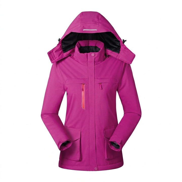 Winter USB Heated Jacket with Fleece Lining