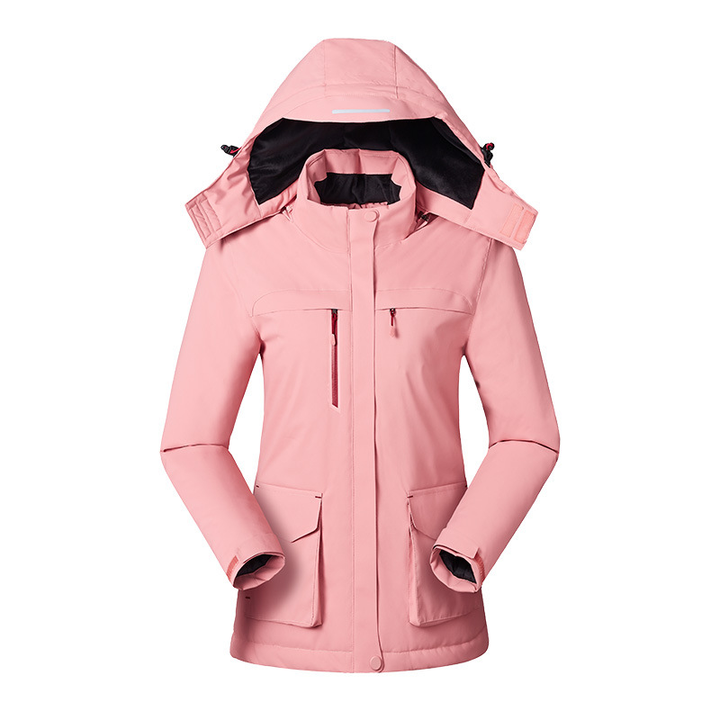 Winter USB Heated Jacket with Fleece Lining