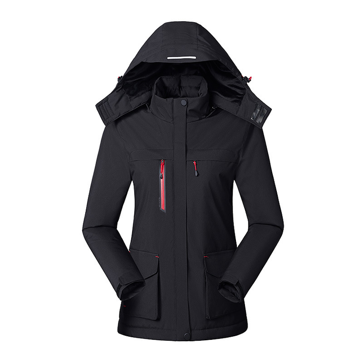 Winter USB Heated Jacket with Fleece Lining