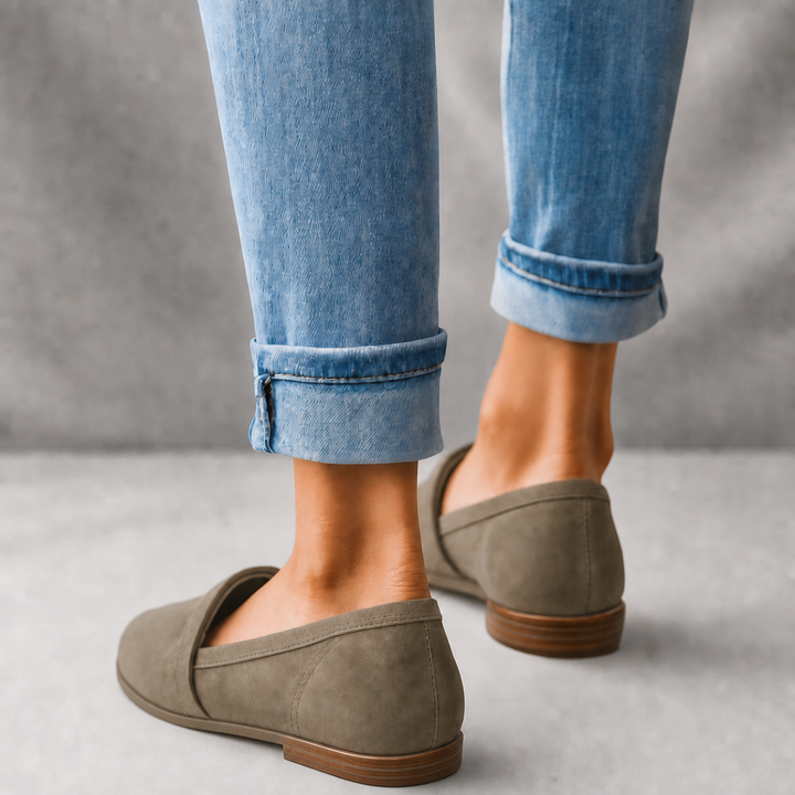 Women's Pointed-Toe Penny Loafer Flats