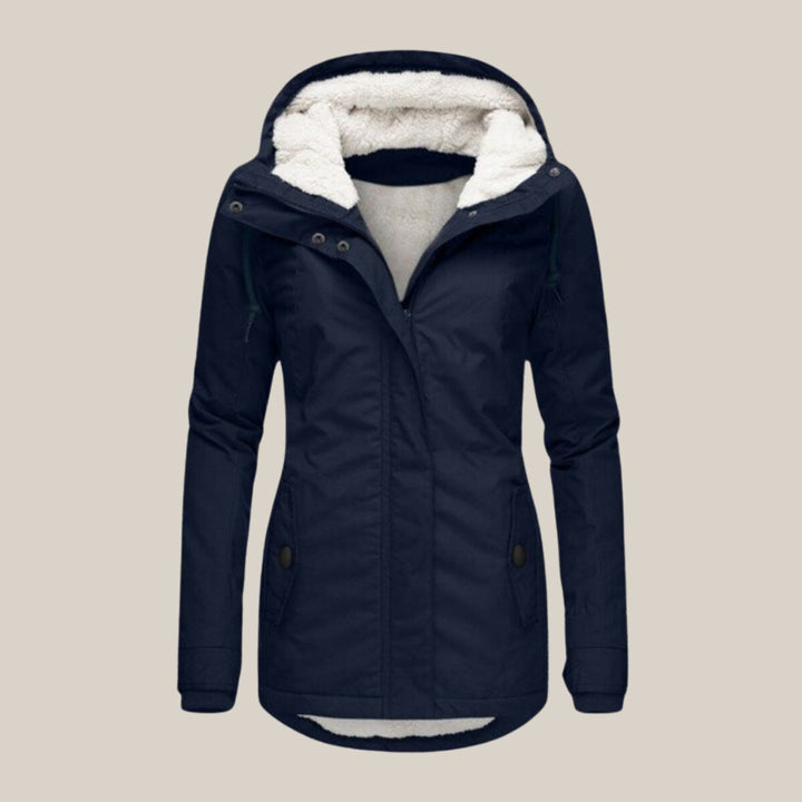 Women's Sherpa-Lined Hooded Quilted Jacket
