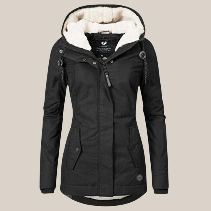 Women's Sherpa-Lined Hooded Quilted Jacket