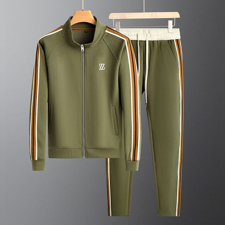 Men's Stripe Tracksuit Set