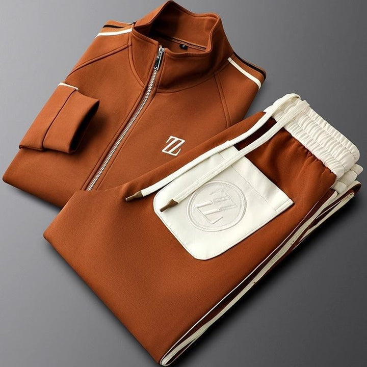 Men's Stripe Tracksuit Set