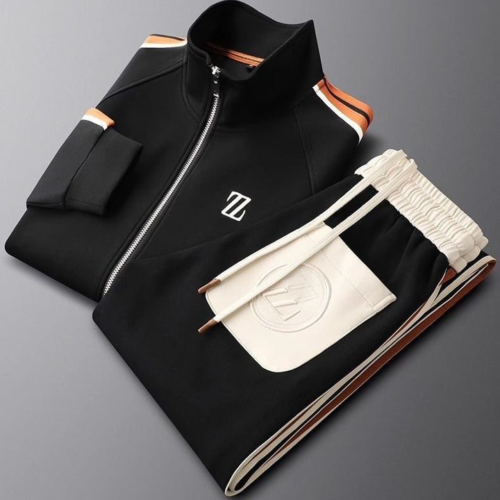 Men's Stripe Tracksuit Set