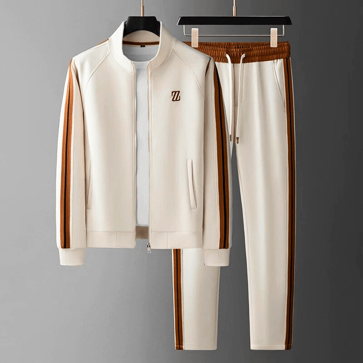 Men's Stripe Tracksuit Set