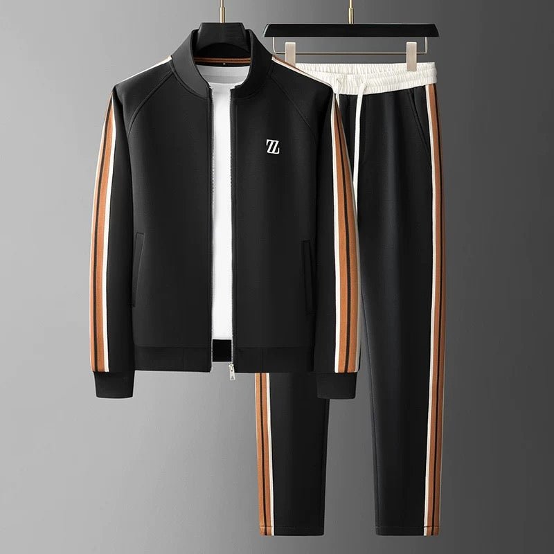 Men's Stripe Tracksuit Set