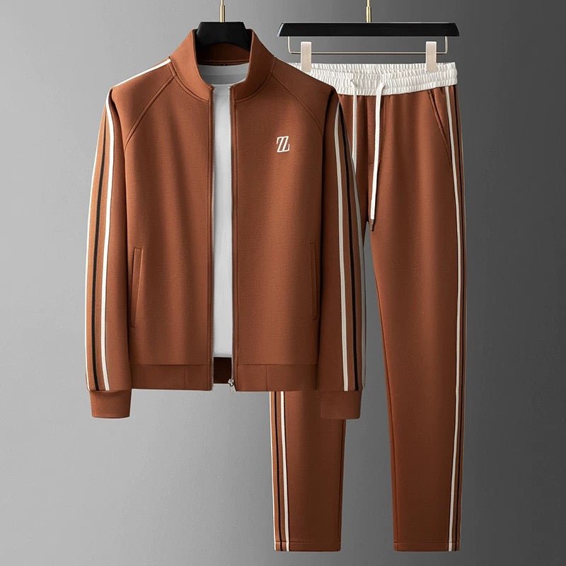 Men's Stripe Tracksuit Set